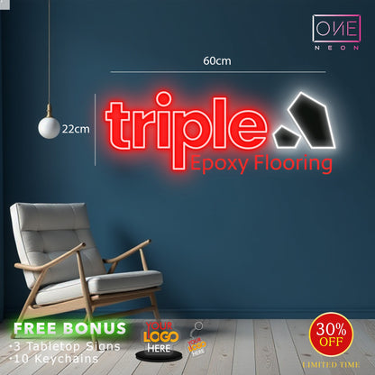 Triple | LED Neon Sign