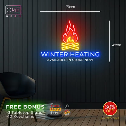 WINTER HEATING | LED Neon Sign