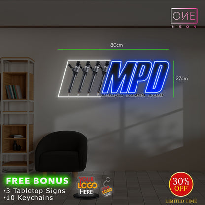 MPD logo | LED Neon Sign