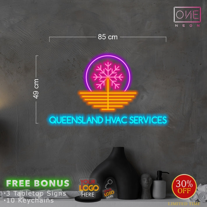 QUEENSLAND HVAC SERVICES | LED Neon Sign