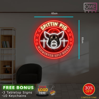 SPITTIN PIG | LED Neon Sign