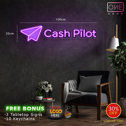 CASH PILOT | LED Neon Sign