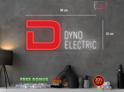 Air Affordable & Dyno electric | LED Neon Sign (2 signs)