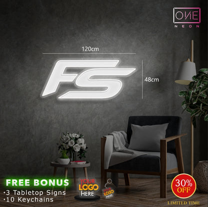 FS LOGO | LED Neon Sign (2 pieces option)