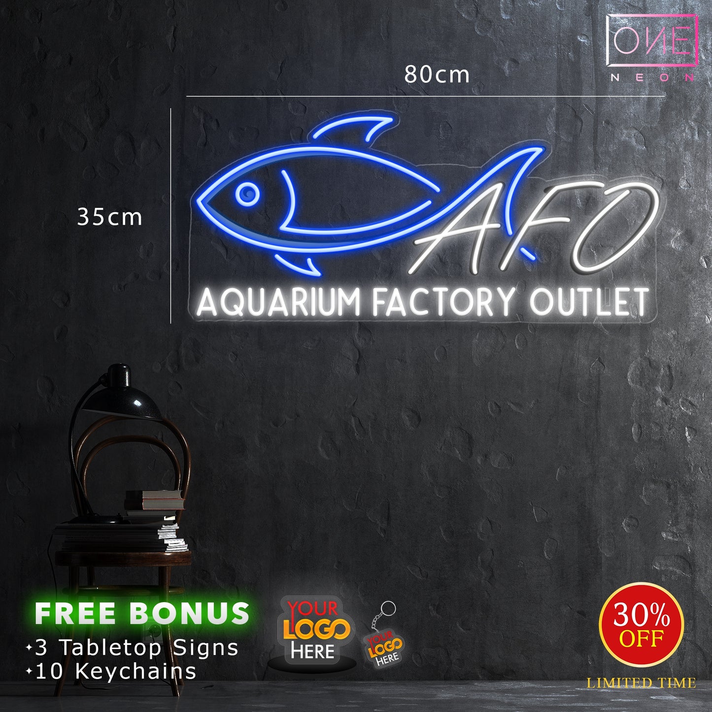 AQUARIUM FATORY OUTLET | LED Neon Sign