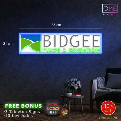 BIDGE PUMPS & IRRIGATION  | LED Neon Sign