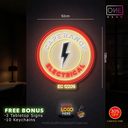 CAPERANGE ELECTRICAL | LED Neon Sign (waterproof option)