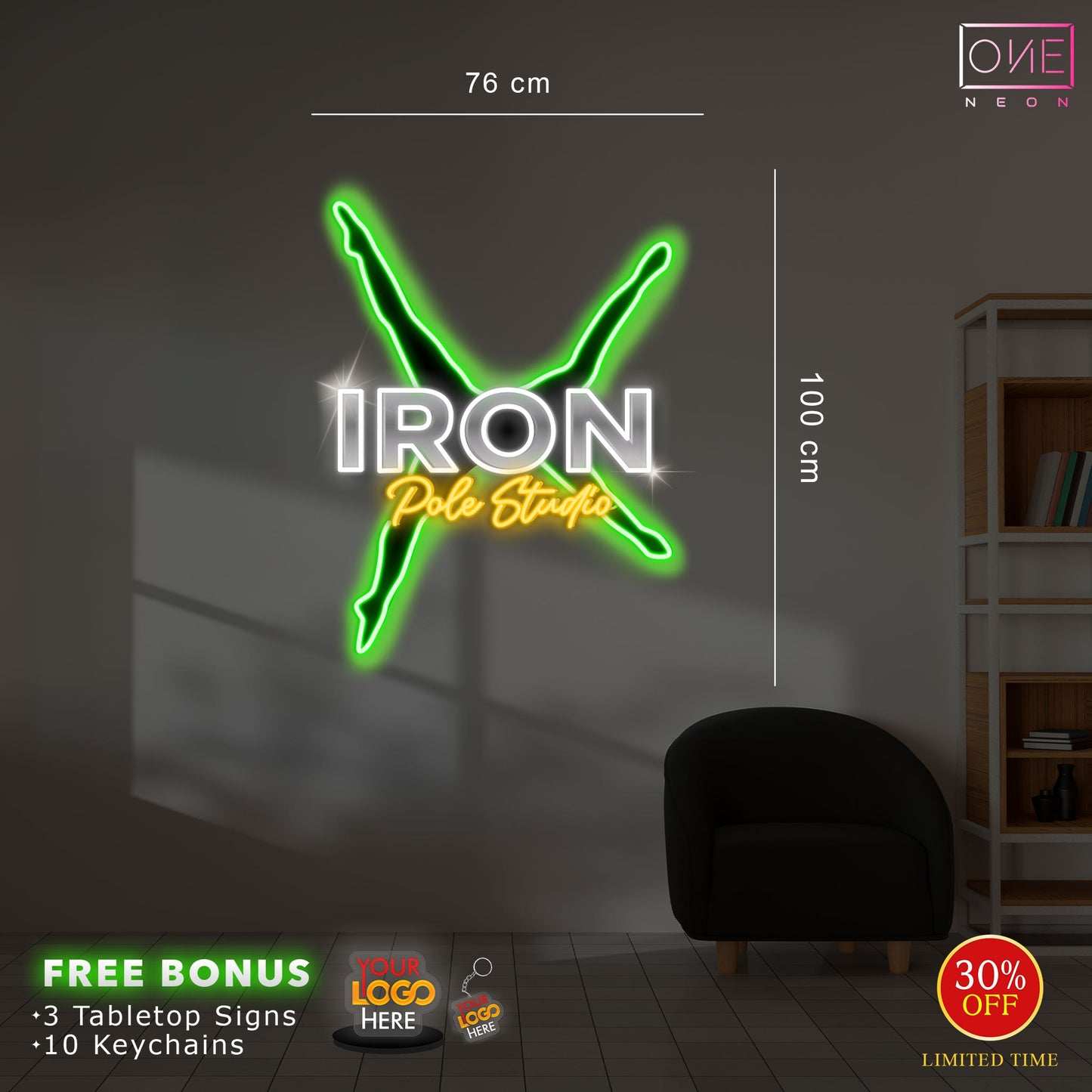 Enseigne au néon LED personnalisée pour entreprise 