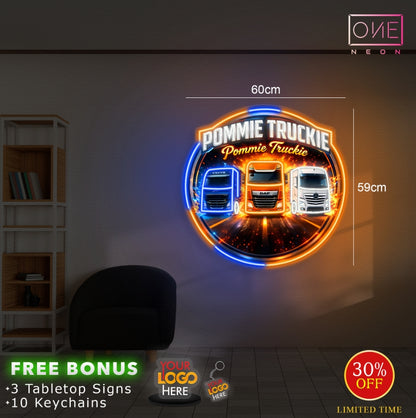Enseigne au néon LED personnalisée pour entreprise 