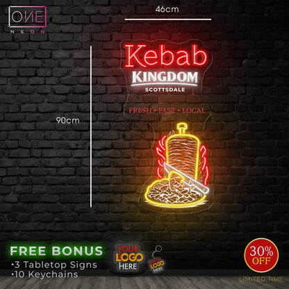 KEBAB KINGDOM | LED Neon Sign