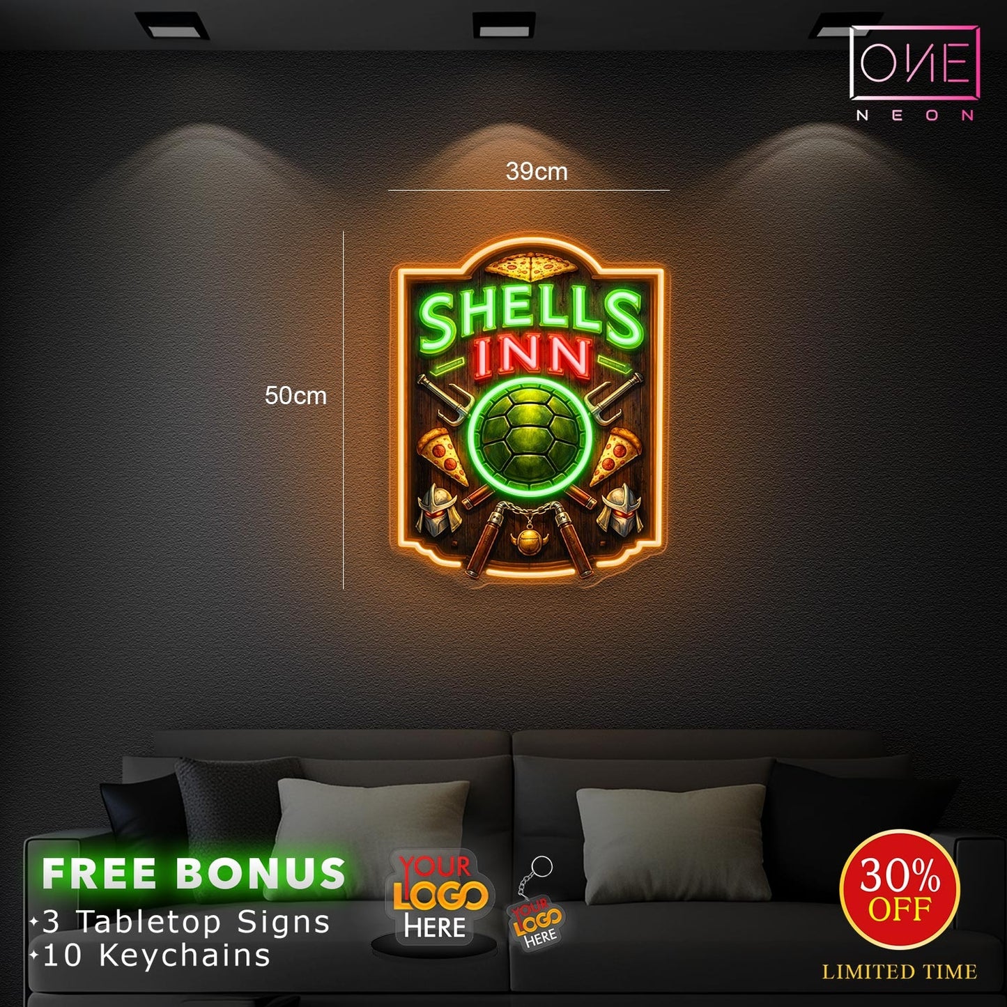SHELLS INN | LED Neon Sign