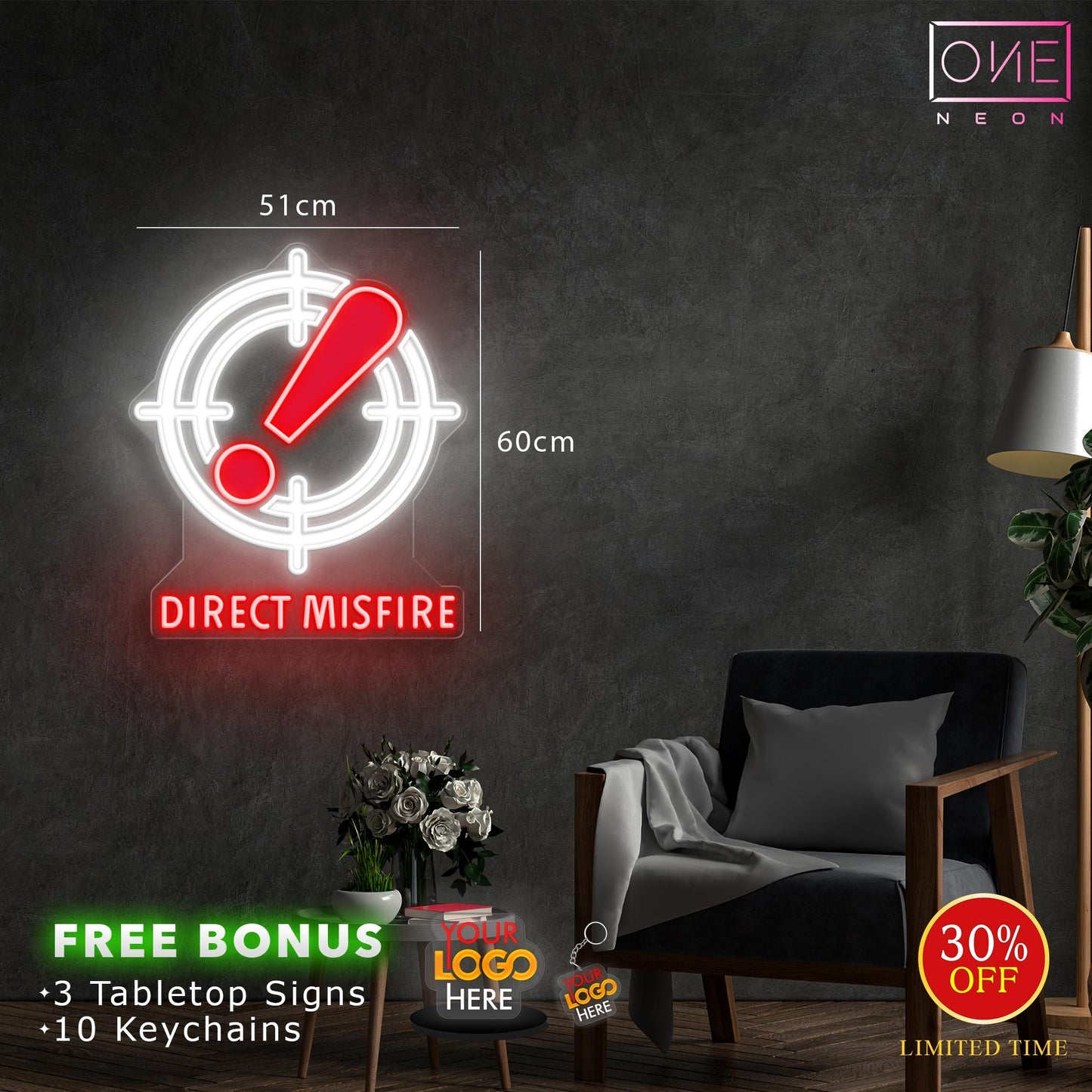 DIRECT MISFIRE | LED Neon Sign