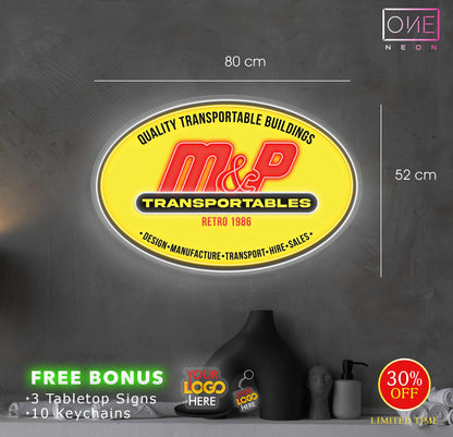 M & P TRANSPORTABLES | LED Neon Sign (waterproof)