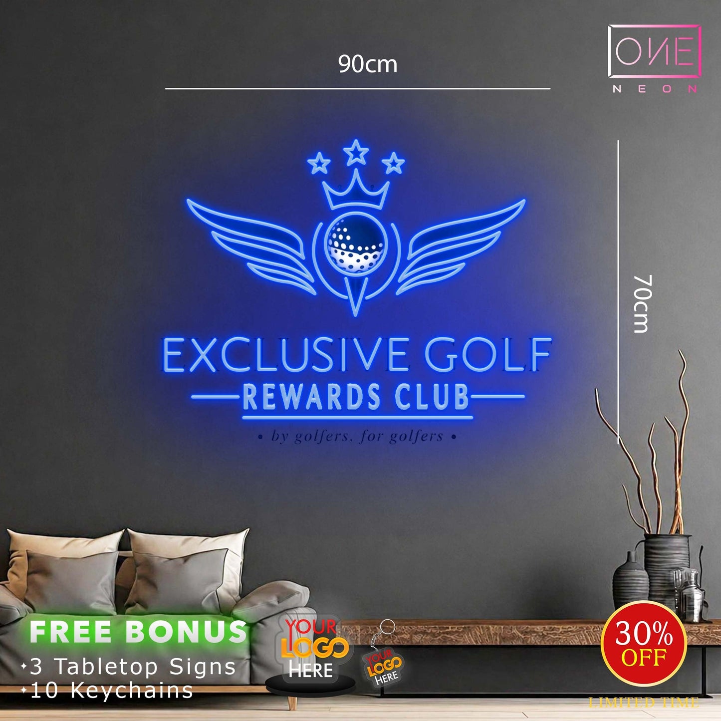 EXCLUSIVE GOLF | LED Neon Sign