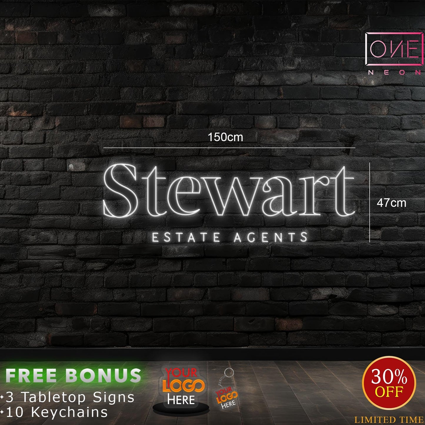 STEWART ESTATE AGENTS | LED Neon Sign