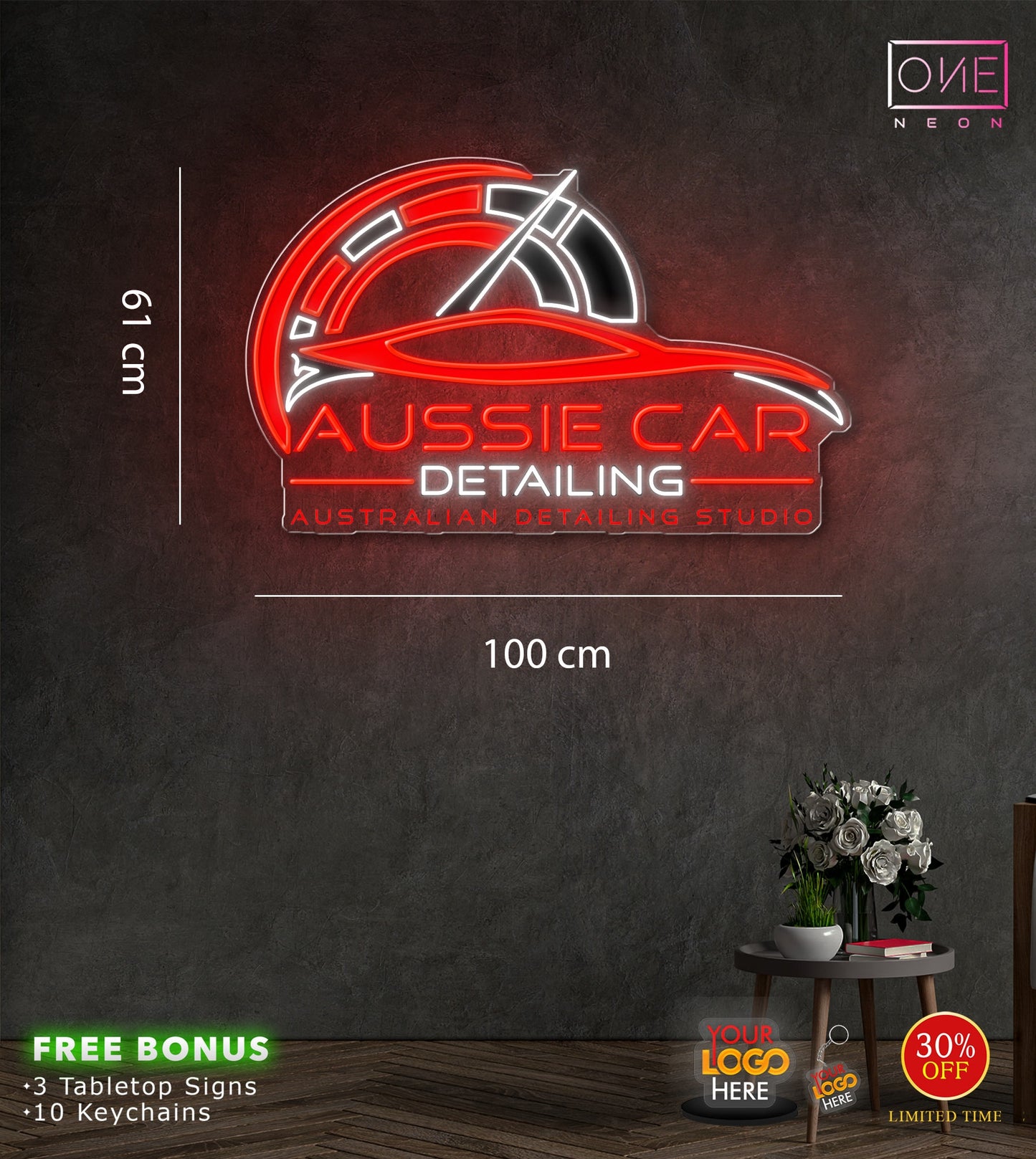 AUSSIE CAR DETAILING | LED Neon Sign