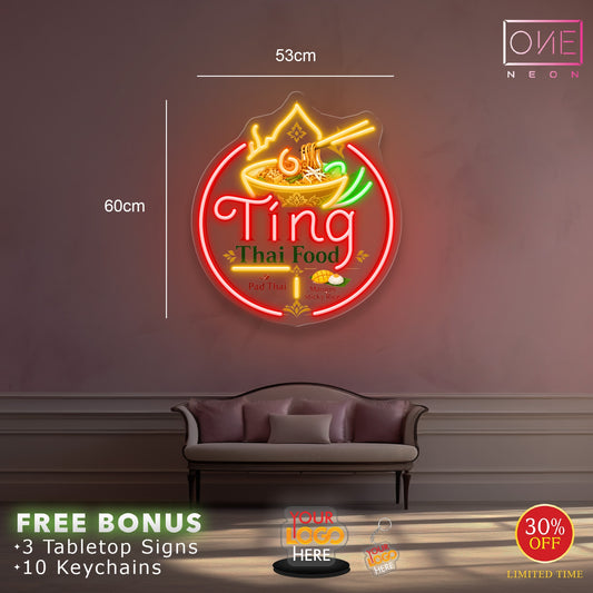 Ting Thai Food | LED Neon Sign