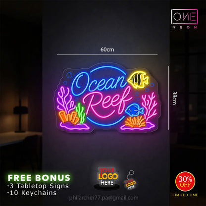 OCEAN REEF | LED Neon Sign