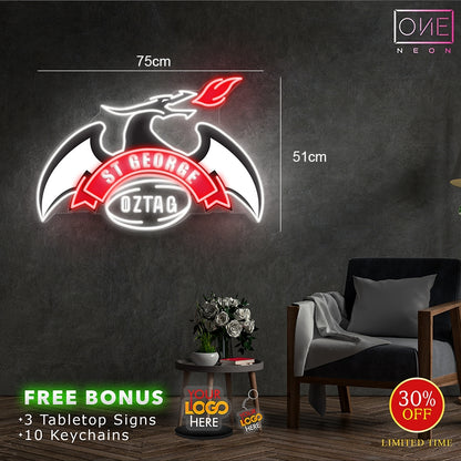 LET'S TALK TAG + ST GEORGE OZTAG | LED Neon Sign (2 signs)
