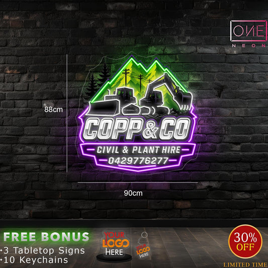 COPP & CO | LED Neon Sign (waterproof option)