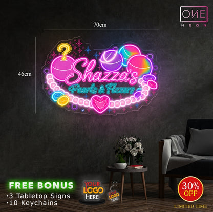 Shazza's | LED Neon Sign