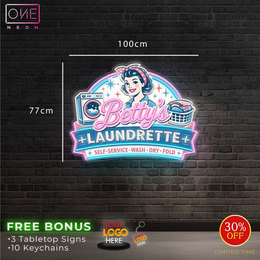 Betty's Laundrette | LED Neon Sign