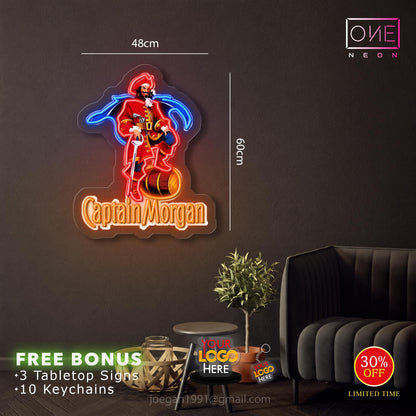 CAPTAIN MORGAN | LED Neon Sign
