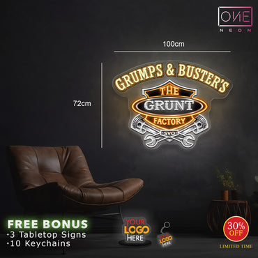 GRUMPS & BUSTER'S | LED Neon Sign (2 signs)