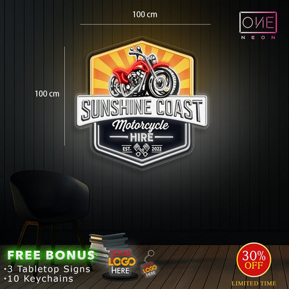 SUNSHINE COAST logo | LED Neon Sign (2 signs)