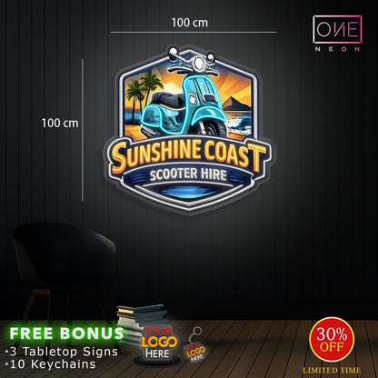 SUNSHINE COAST logo | LED Neon Sign (2 signs)