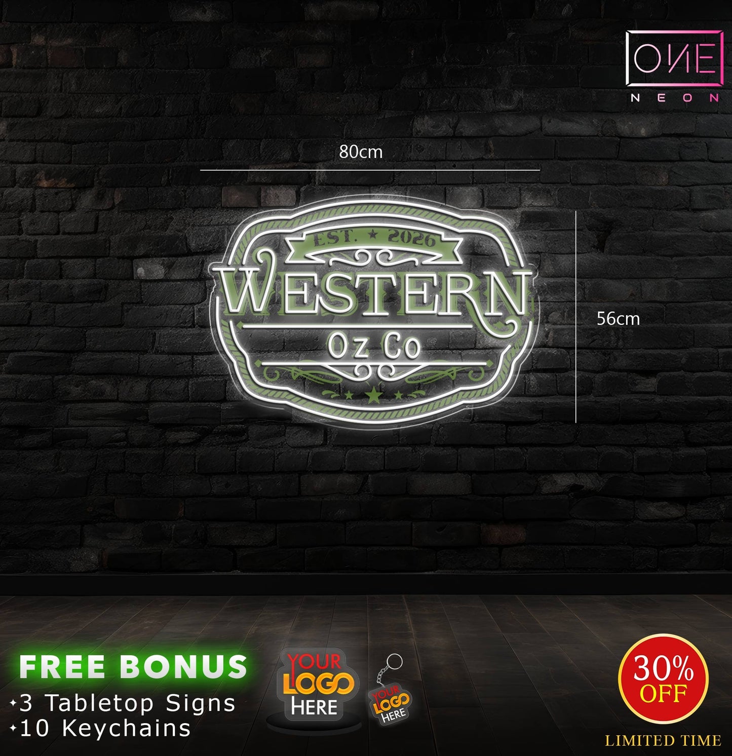 Western Oz Co | LED Neon Sign (waterproof)