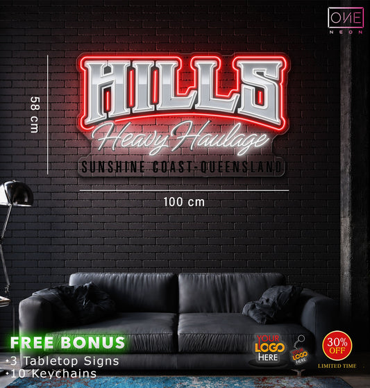 Enseigne au néon LED personnalisée pour entreprise 