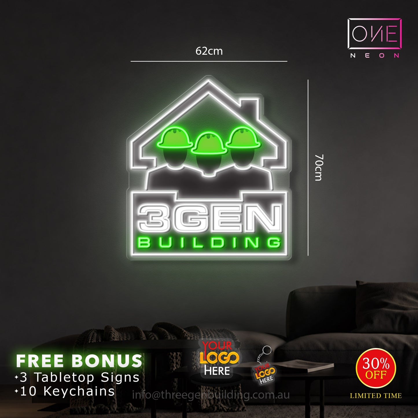 3GEN BUILDING | LED Neon Sign