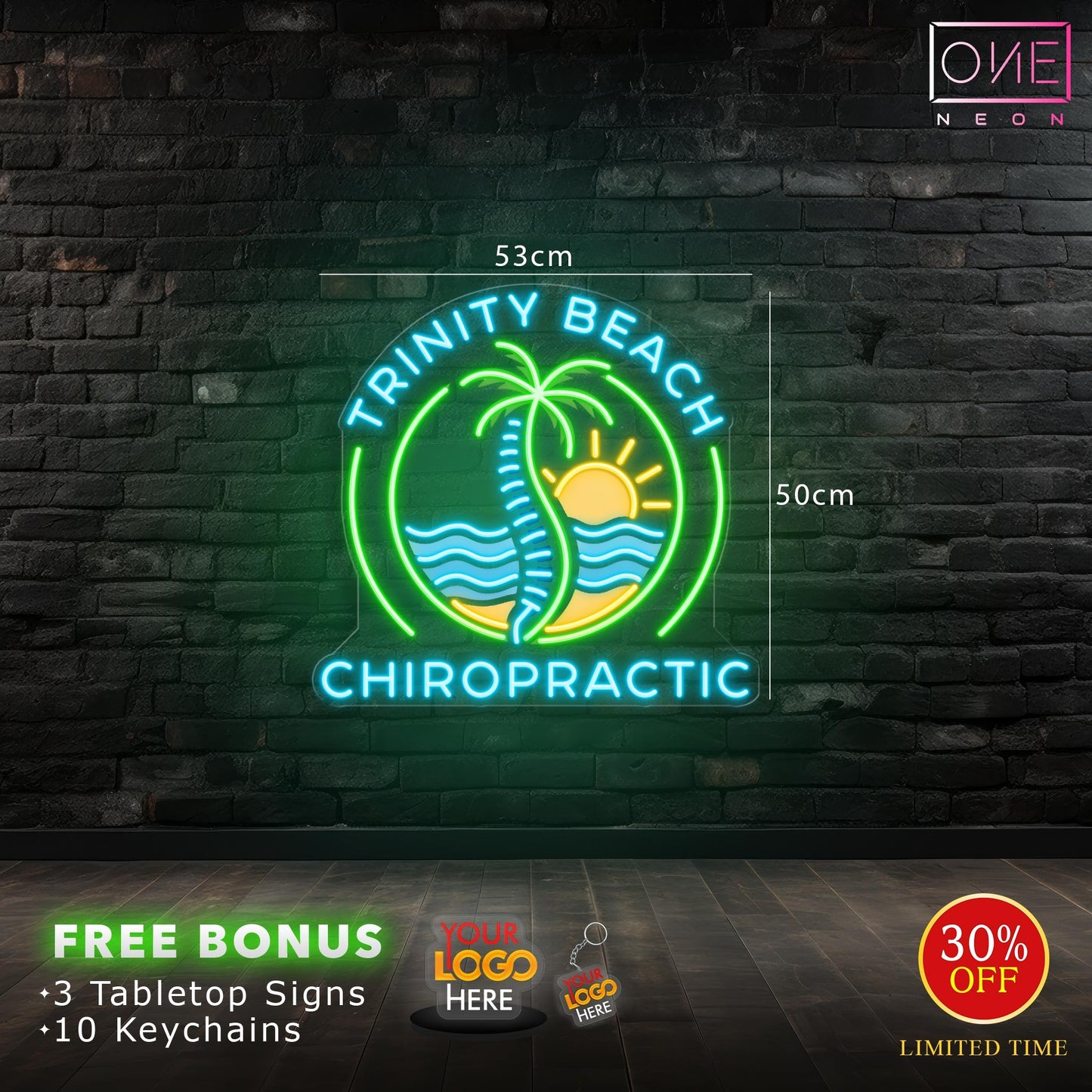 TRINITY BEACH CHIROPRACTIC | LED Neon Sign