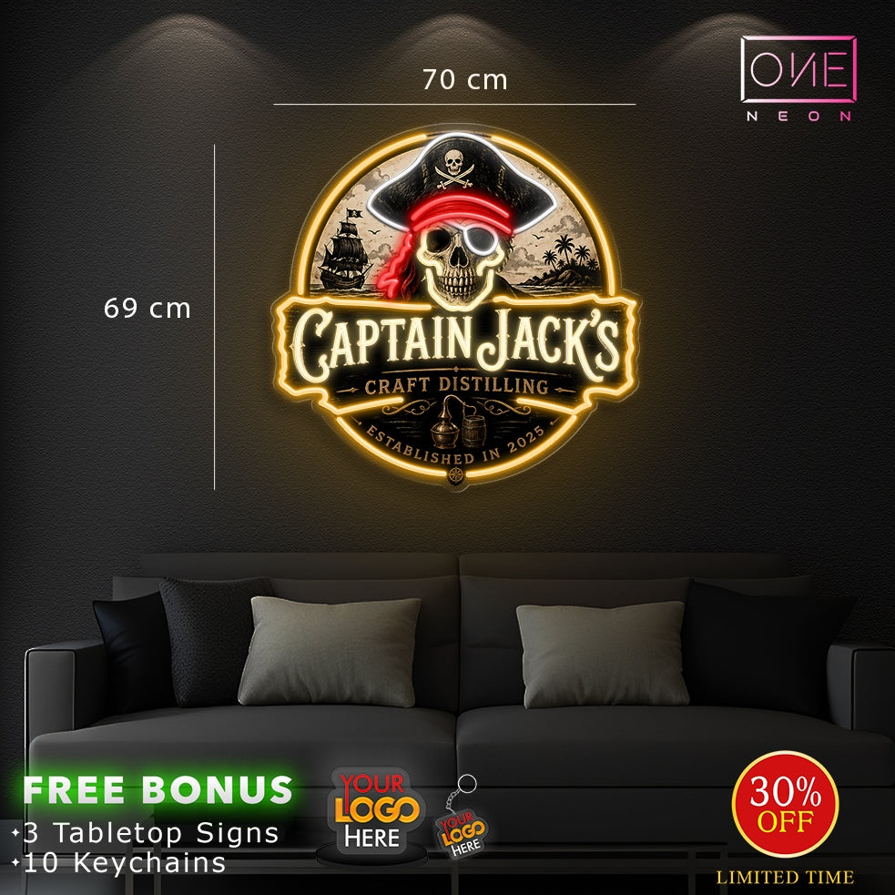 CAPTAIN JACK'S | LED Neon Sign
