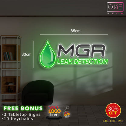 MGR PLUMBING & LEAK DETECTION | LED Neon Sign (2 signs)