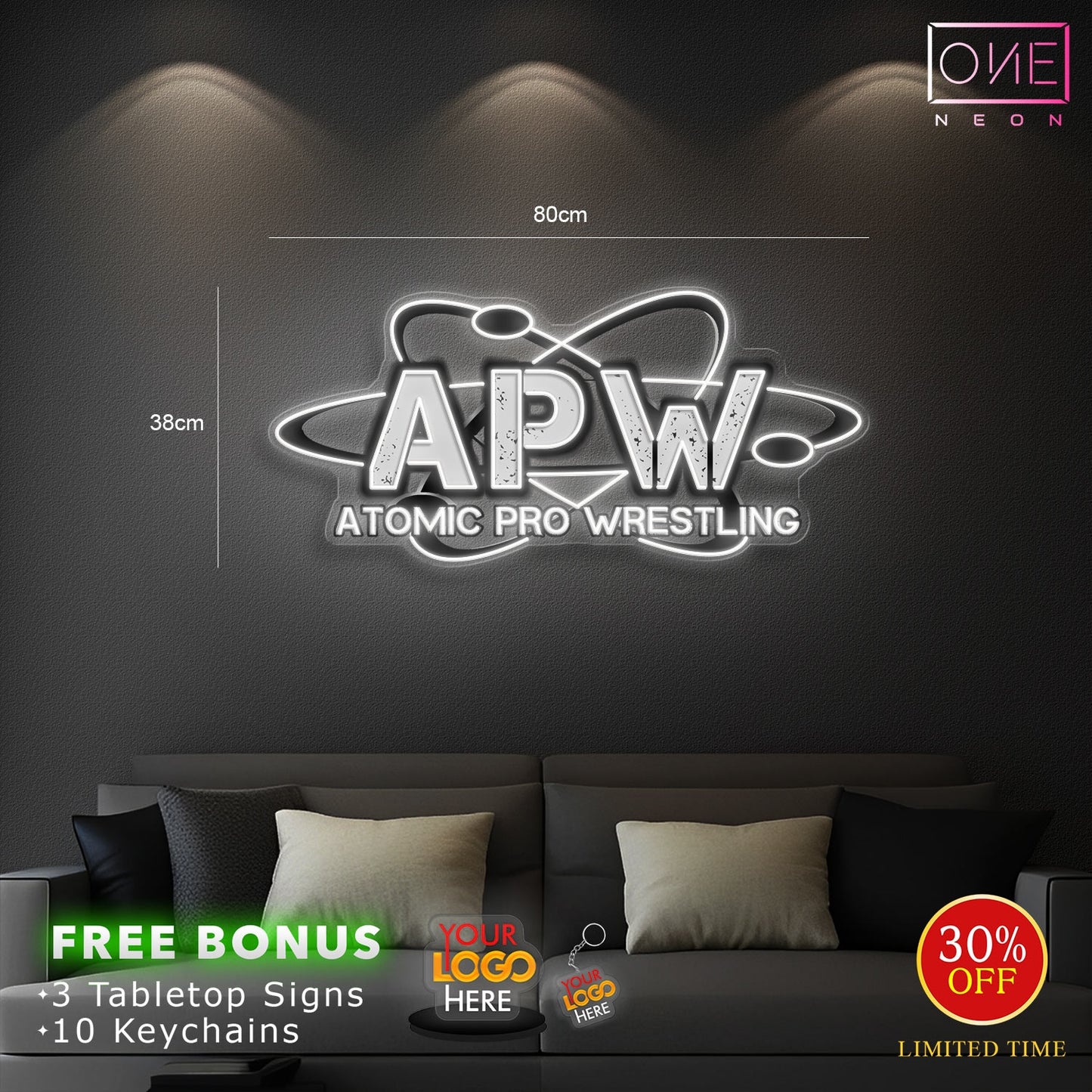 APW Logo | LED Neon Sign