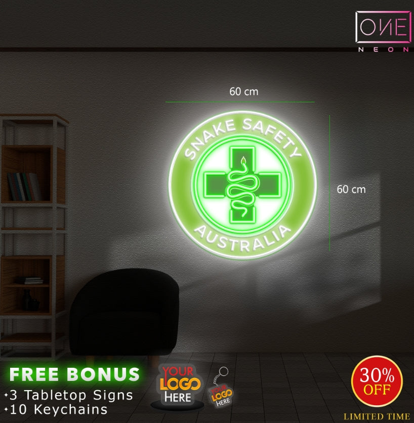 SNAKE SAFETY AUSTRALIA | LED Neon Sign