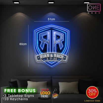 FR logo | LED Neon Sign (3 signs)