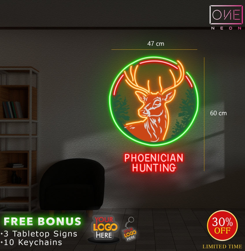 PHOENICIAN HUNTING | LED Neon Sign