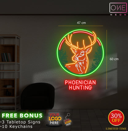PHOENICIAN HUNTING | LED Neon Sign