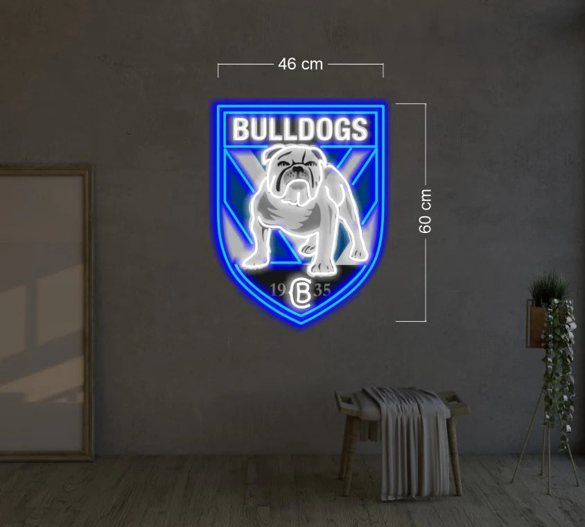 PHOENICIAN HUNTING + bull dog | LED Neon Sign