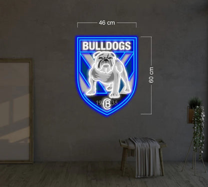 PHOENICIAN HUNTING + bull dog | LED Neon Sign