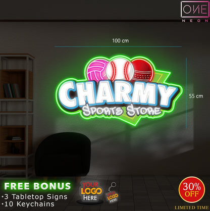CHARMY SPORTS STORE | LED Neon Sign