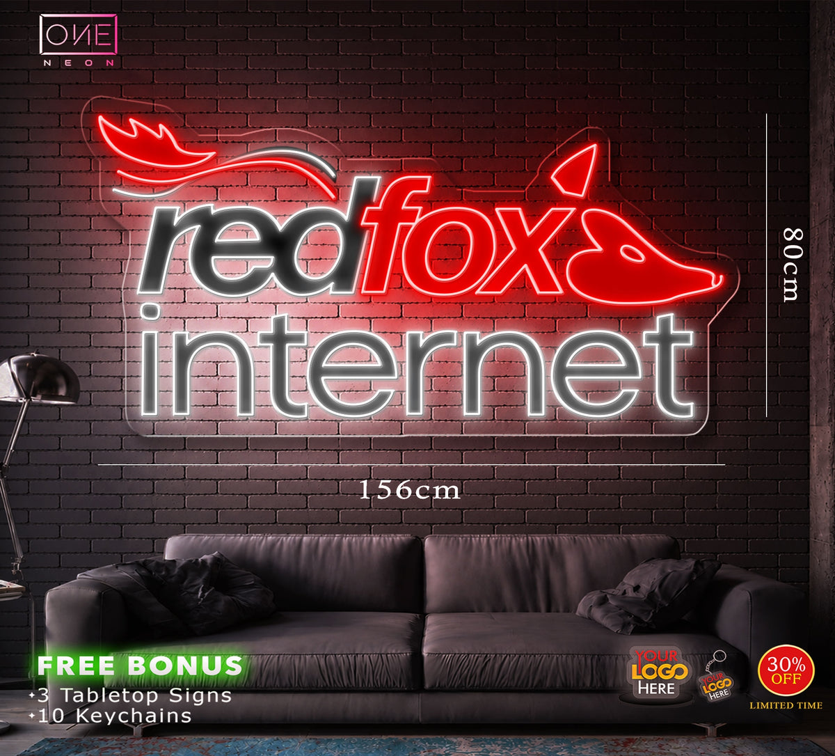 SKY KIT & REDFOX | LED Neon Sign (2 signs)