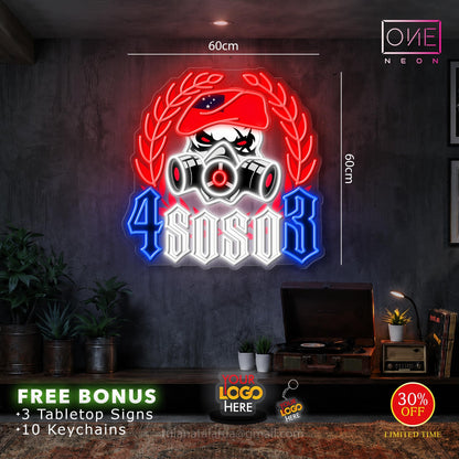 4SOSO3 logo | LED Neon Sign