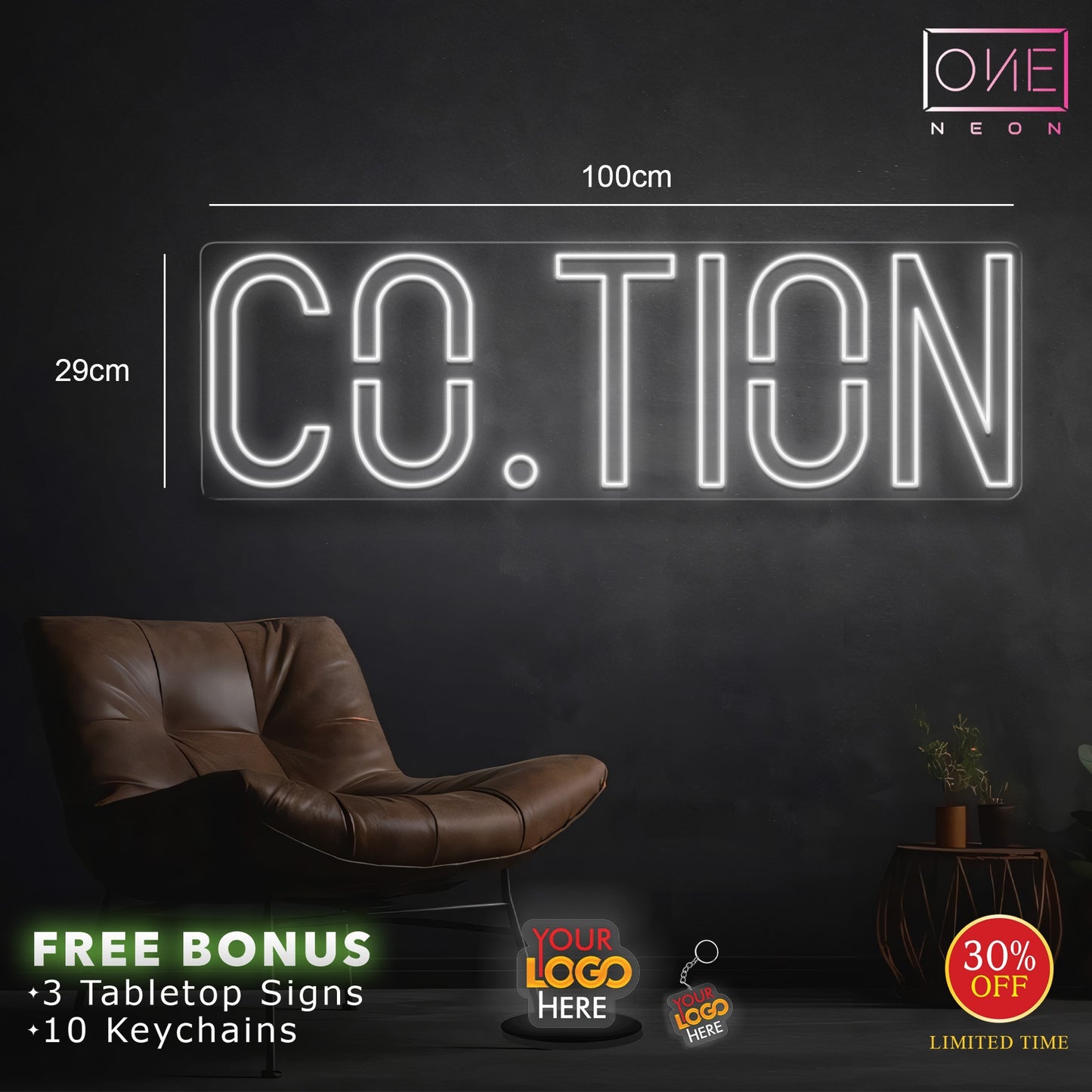 CO.TION | LED Neon Sign (2 signs)