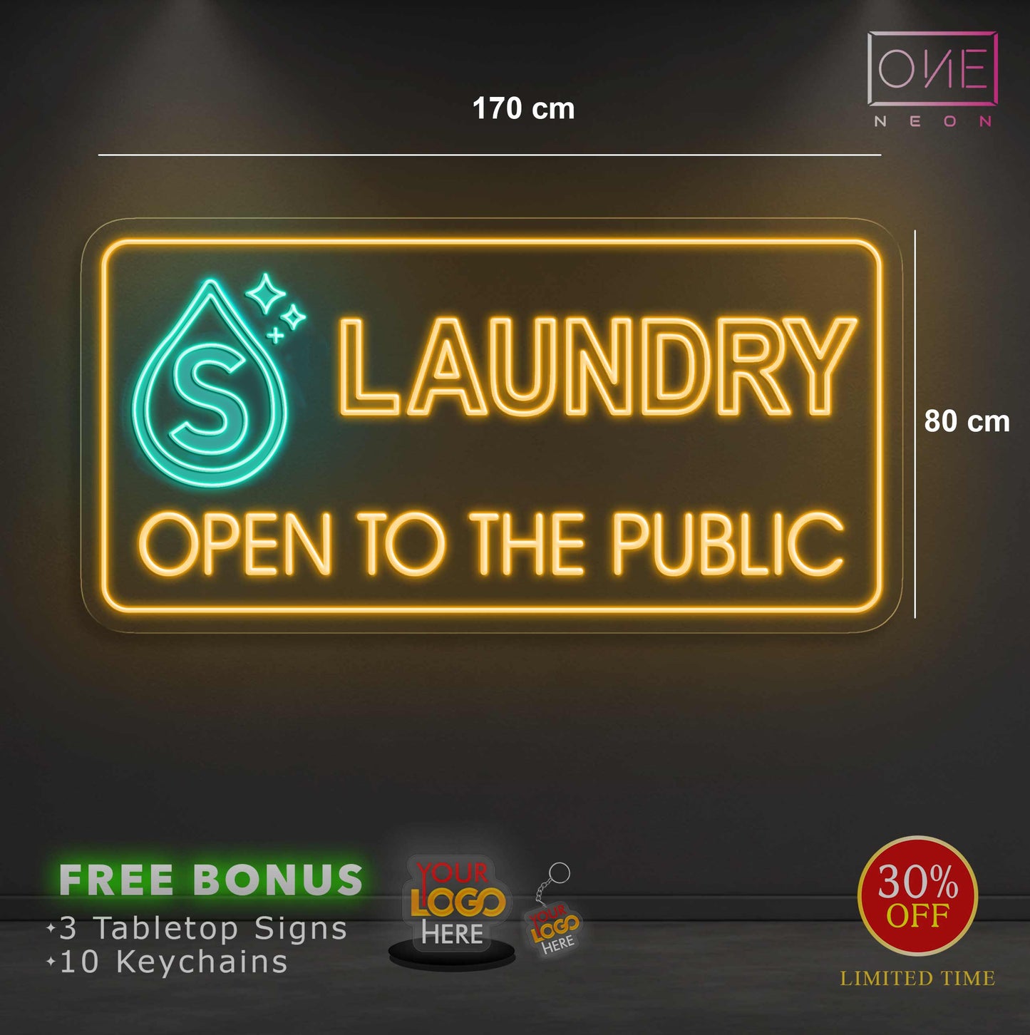 LAUNDRY | LED Neon Sign