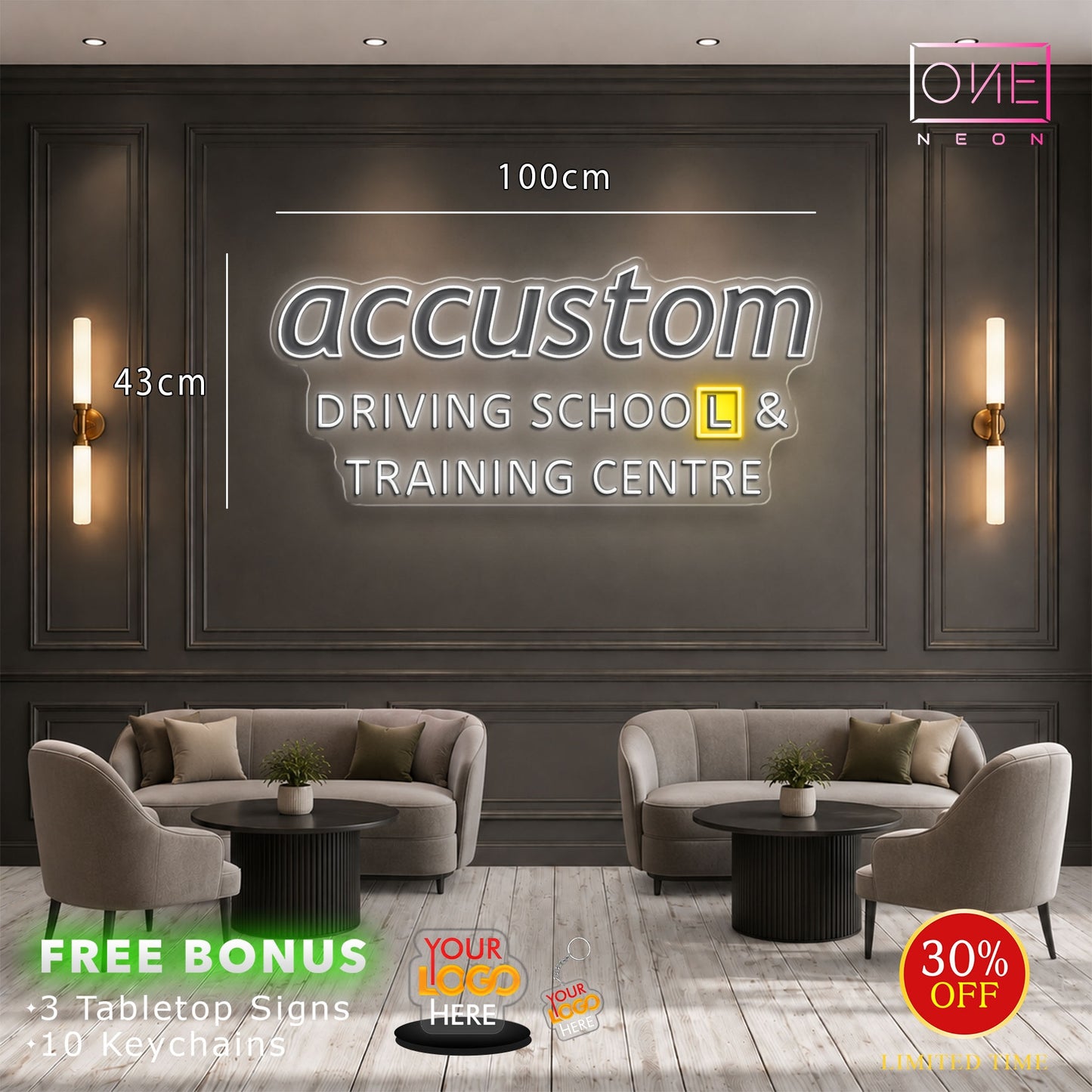ACCUSTOM | LED Neon Sign