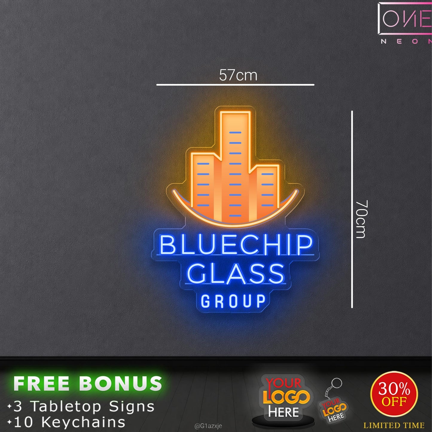 BLUECHIP GLASS GROUP | LED Neon Sign